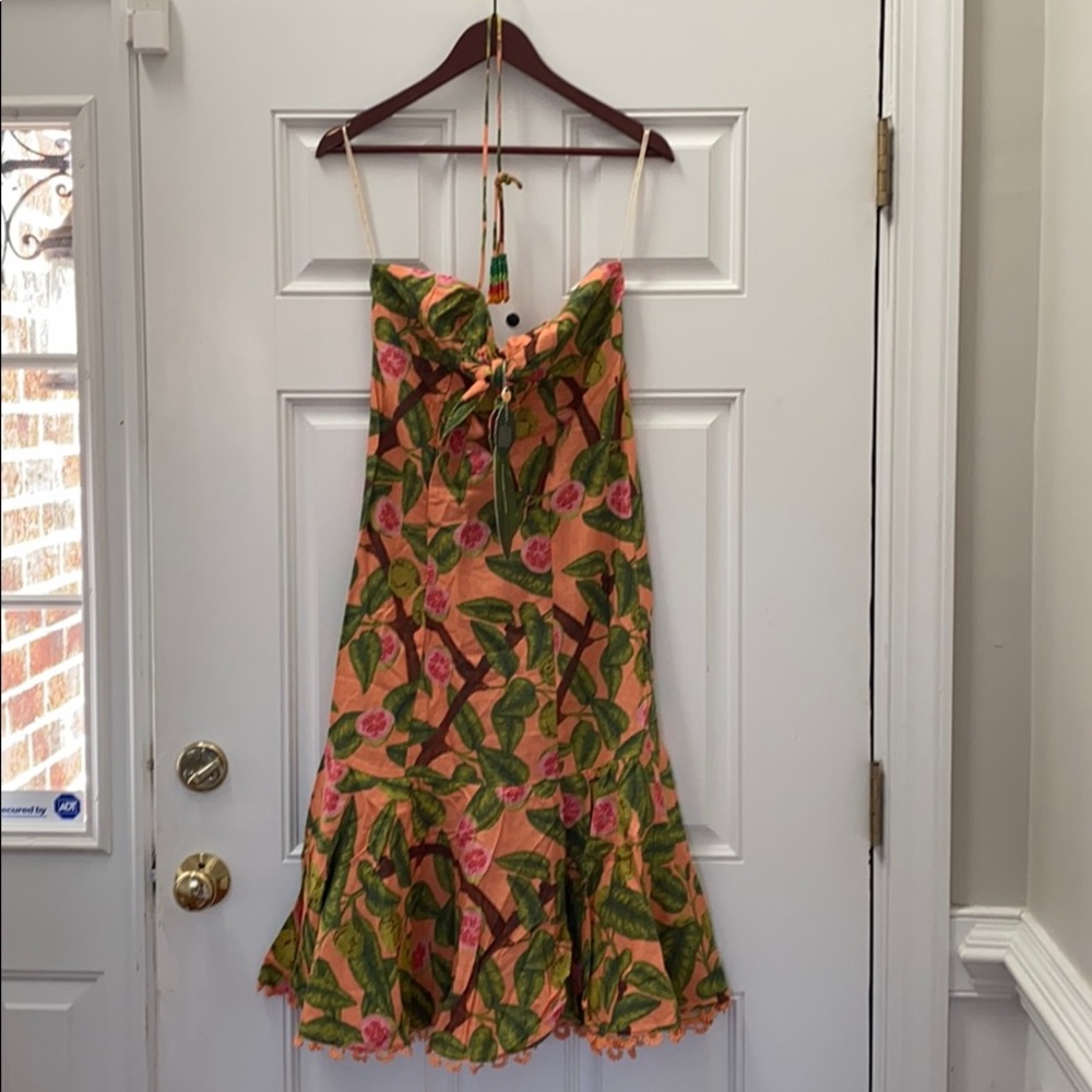 Anthropologie Farm Rio Guava Women's Midi Dress S - Picture 2 of 7